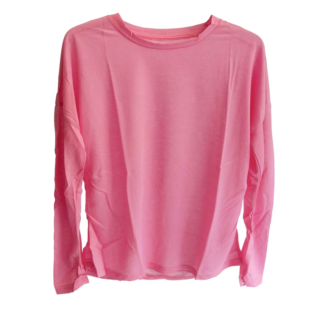 圆领薄款纯色T恤