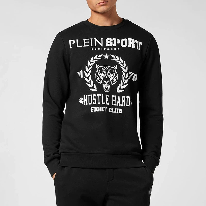PHILIPP PLEIN 男士Tiger长袖圆领卫衣 PLEINSPORT