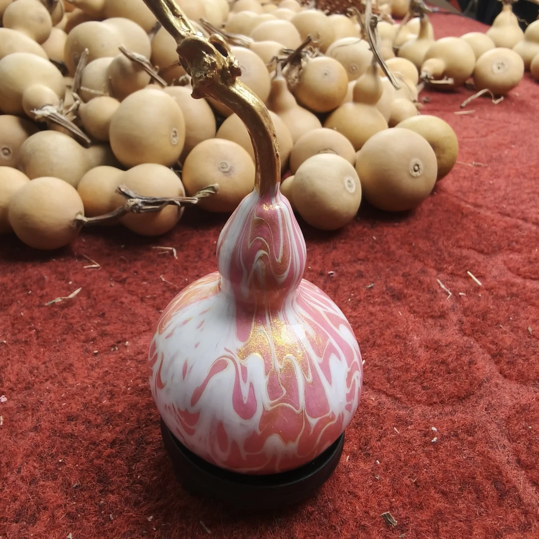 非遗工艺纯大漆多彩葫芦