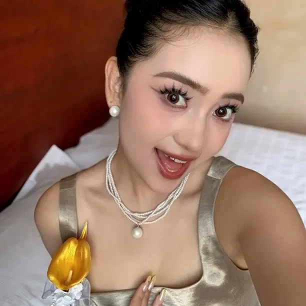 铜合金仿珍珠项链 简约百搭气质款多层贝珠项链套装