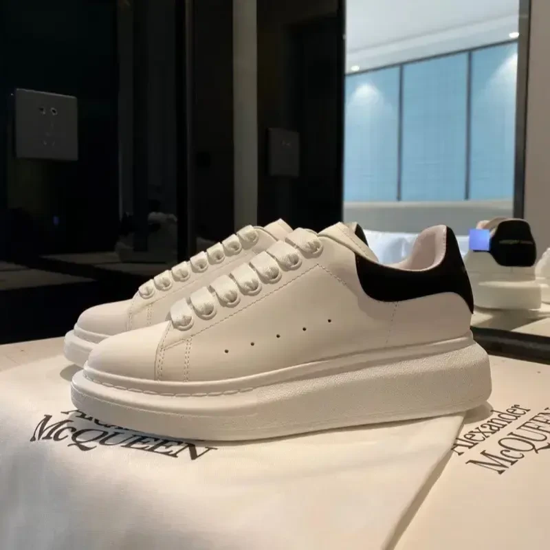 【莆蒲工厂】麦昆小白鞋牛皮厚底松糕鞋百搭老爹鞋男女休闲板鞋