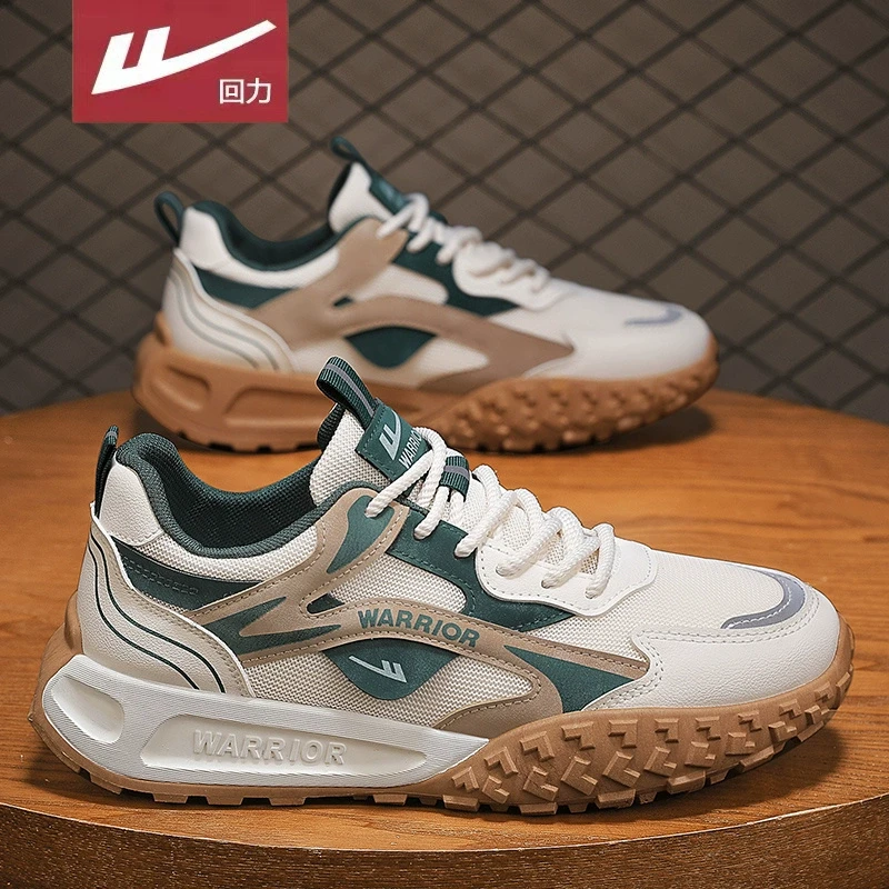 回力男鞋2025新款春季休闲百搭运动鞋子男款厚底透气上班开车潮鞋