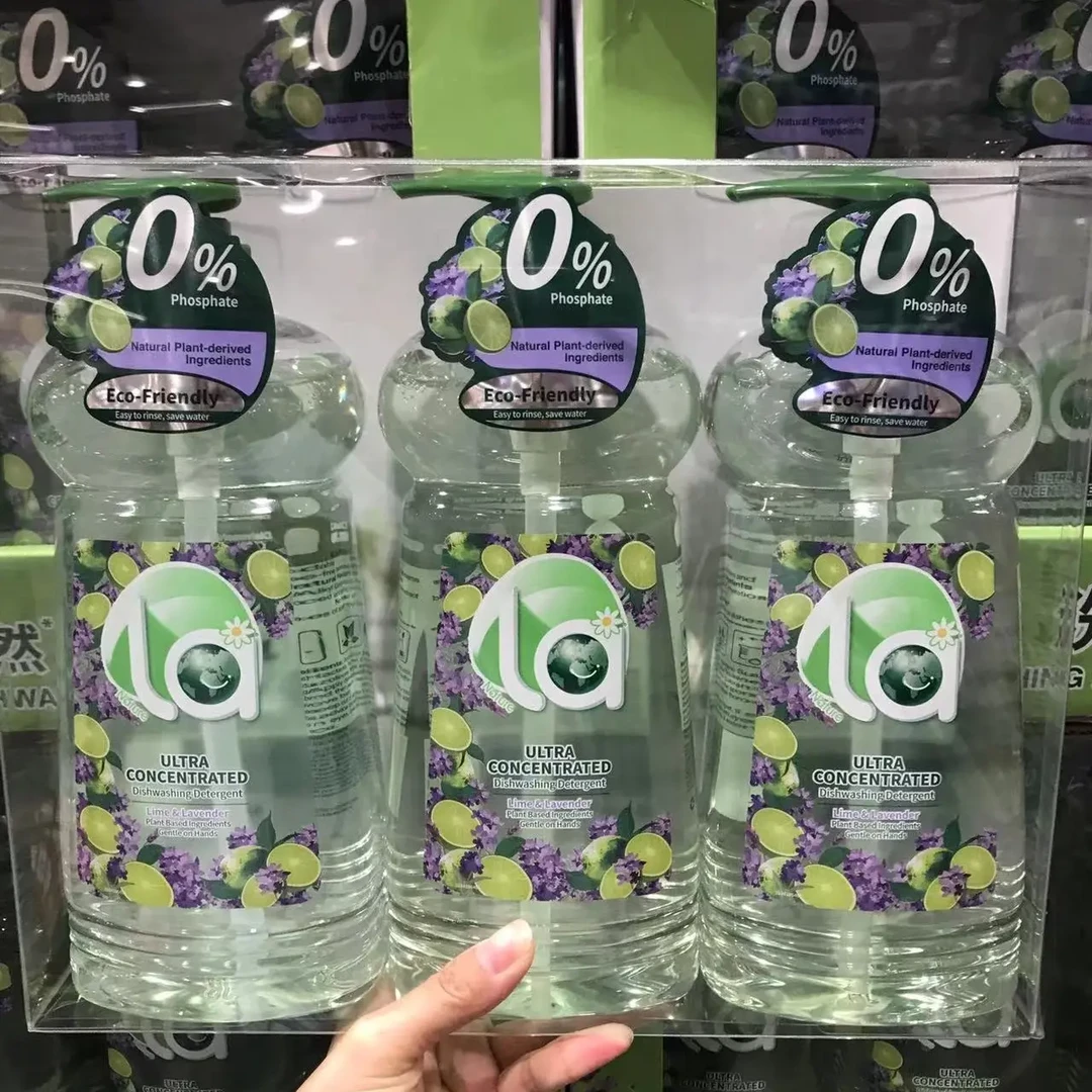 开市客Costco LA植萃洗洁精1L果蔬清洁强力去油污青柠薰衣草香