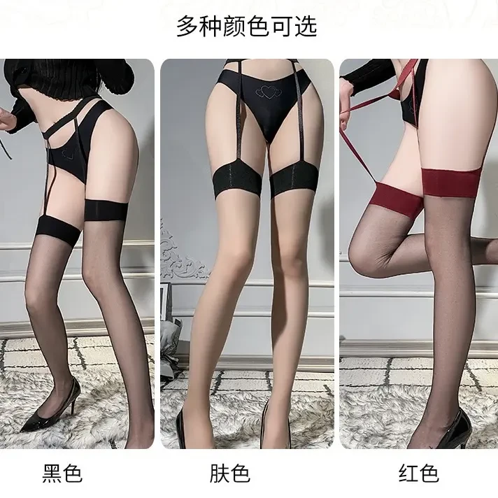 性感蕾丝吊带袜黑丝女约会夜店蹦迪