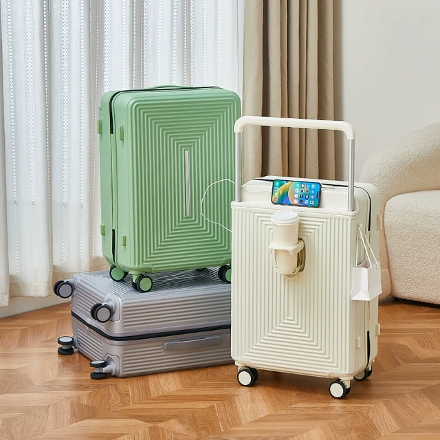 行李箱女双层防爆拉链旅行箱学生结实耐用密码箱大容量宽拉杆箱男