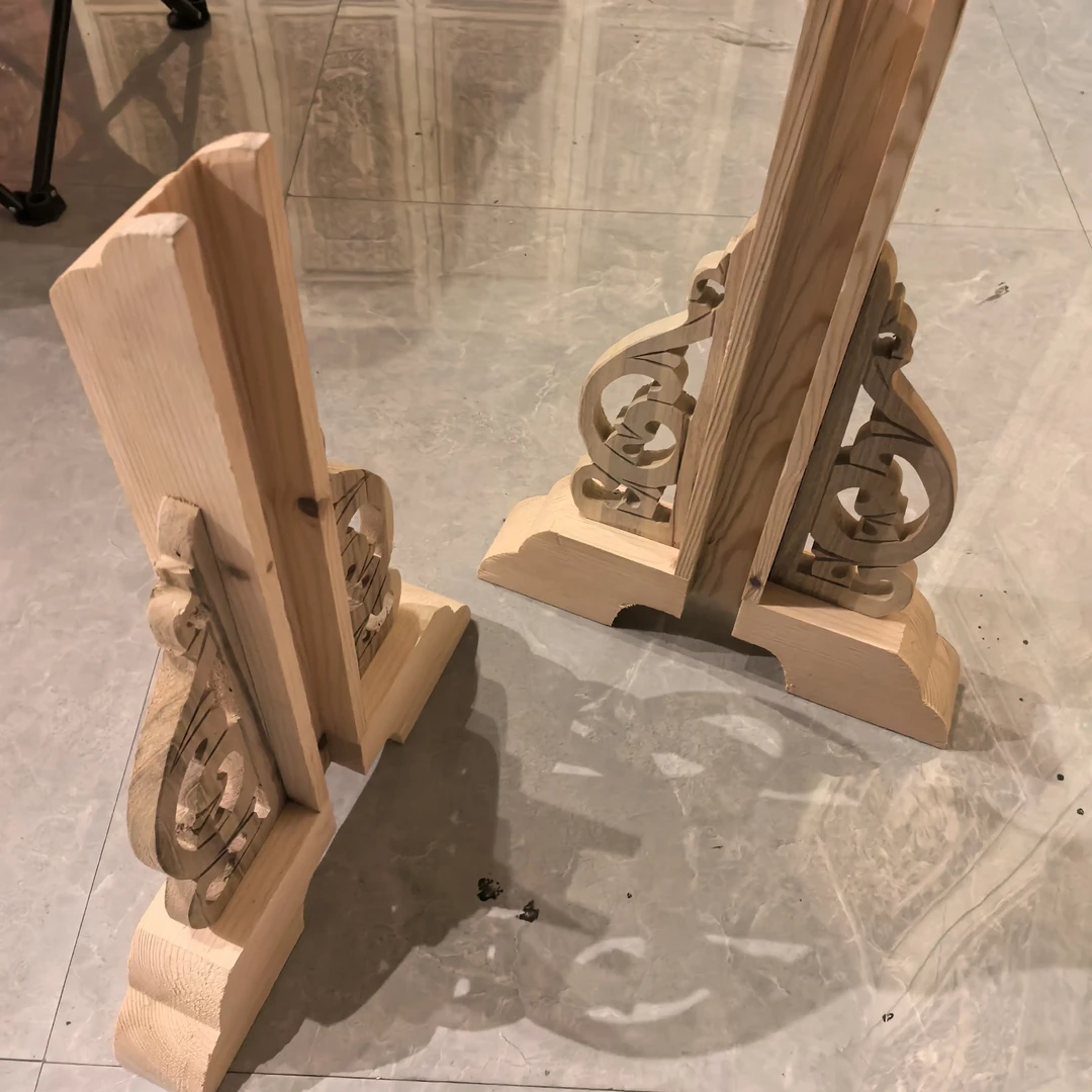 实木草编折叠屏风固定专用底座 两种颜色可选