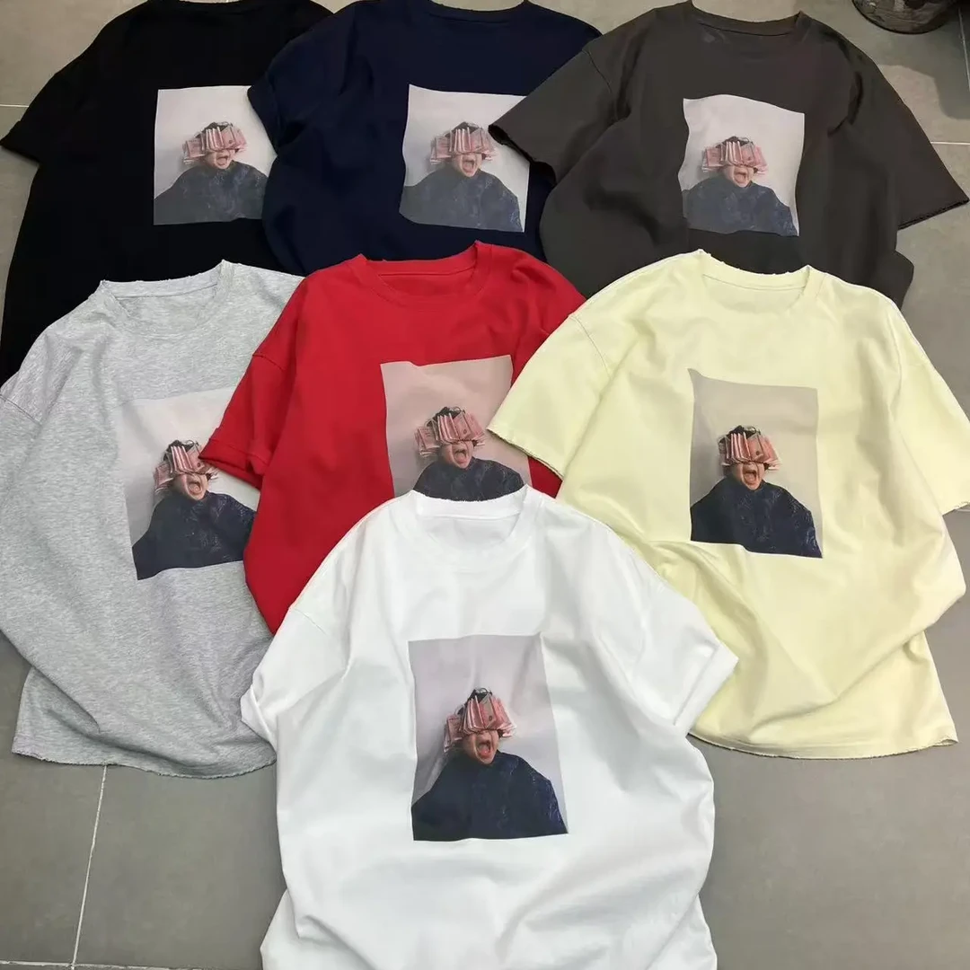 冬季新款前印戴帽狗狗后背字母加厚磨毛宽松长袖T恤女打底上衣