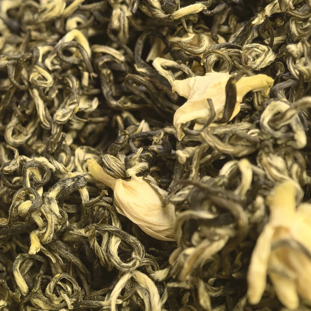 新茶茉莉飘雪花茶嫩芽细小白毫足浓香型花香浓郁耐泡