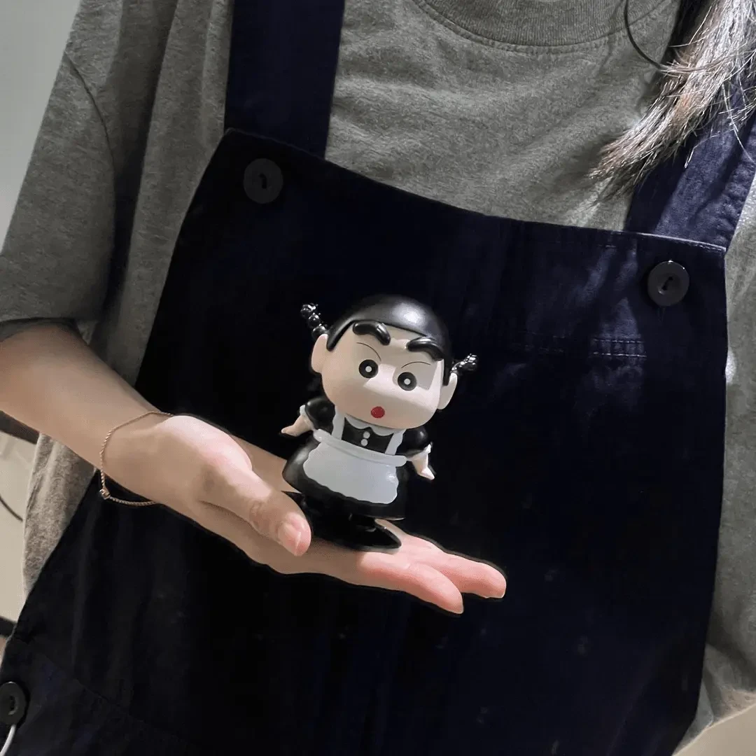 【10cm】女仆小新手办潮玩蜡笔小新服装系列优质野原新之助摆件C1