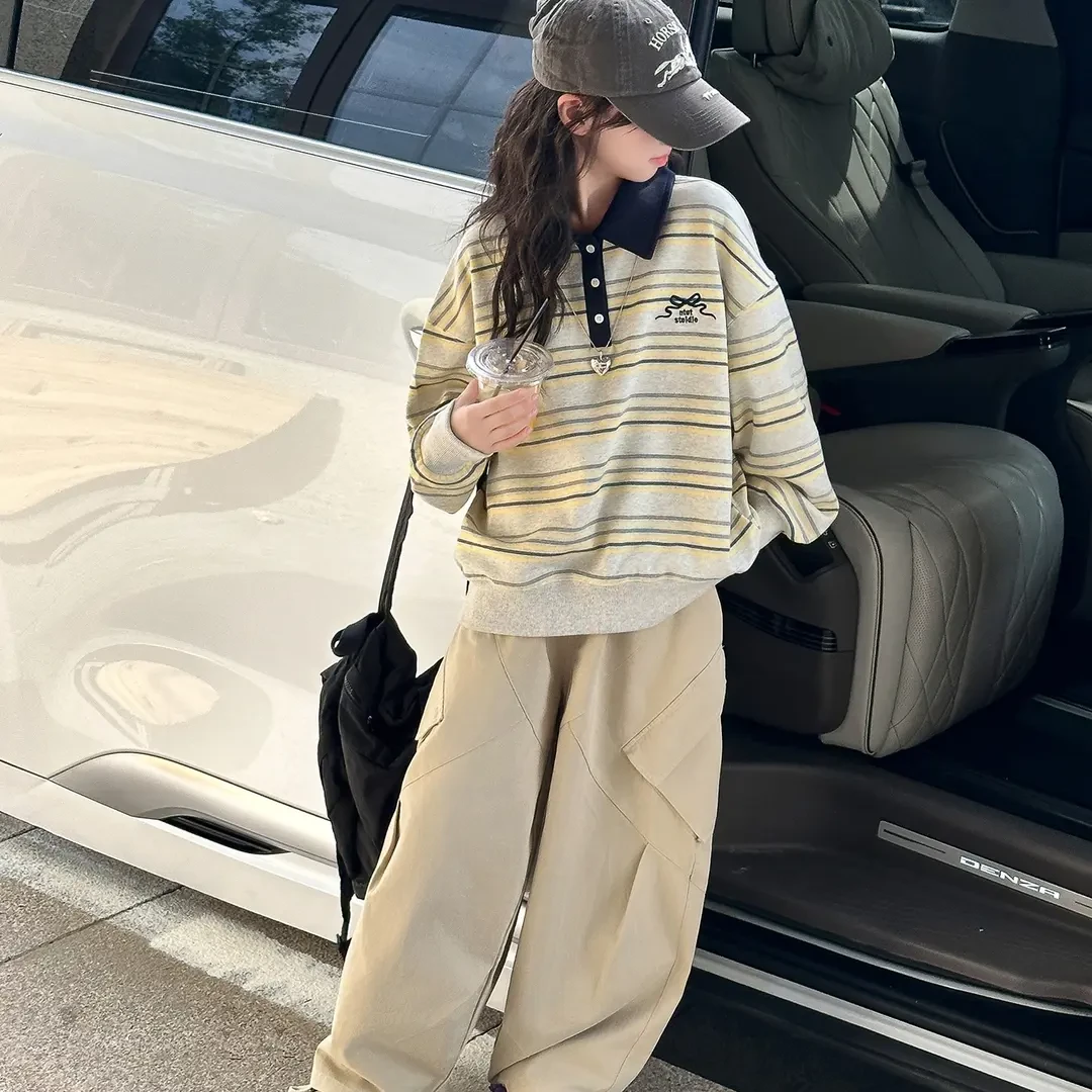 女童潮款卫衣套装秋装6-12岁儿童长袖休闲两件套宽松韩版春秋大童