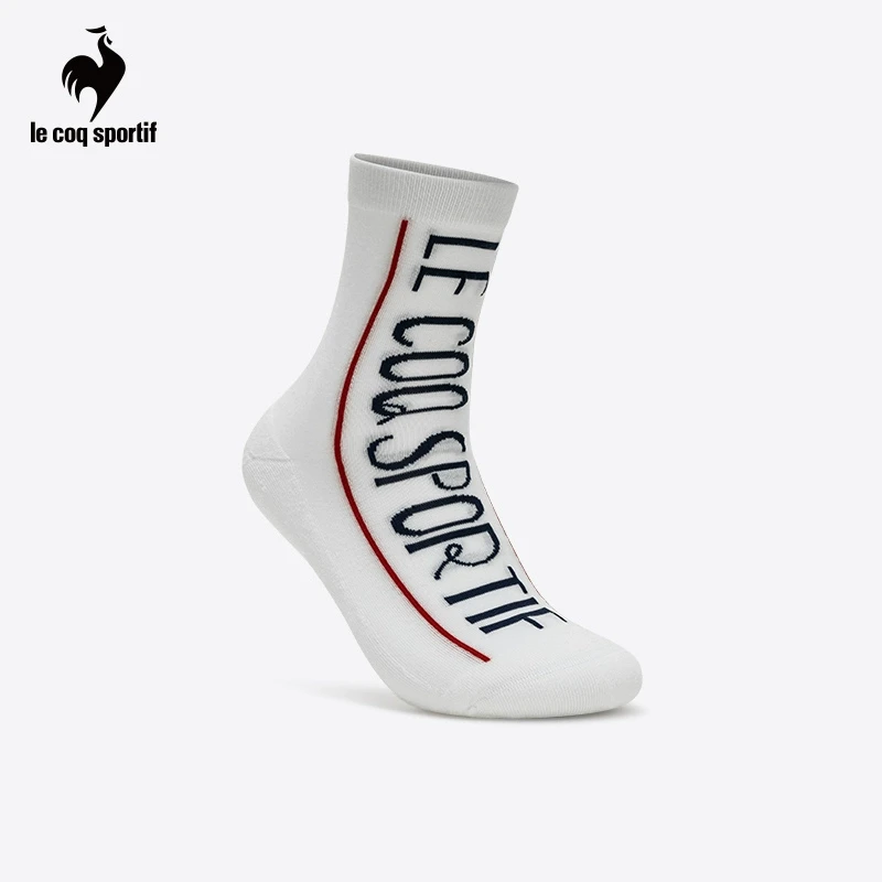 【网球】乐卡克法国公鸡春秋男女休闲透气高帮袜子CB-9005233