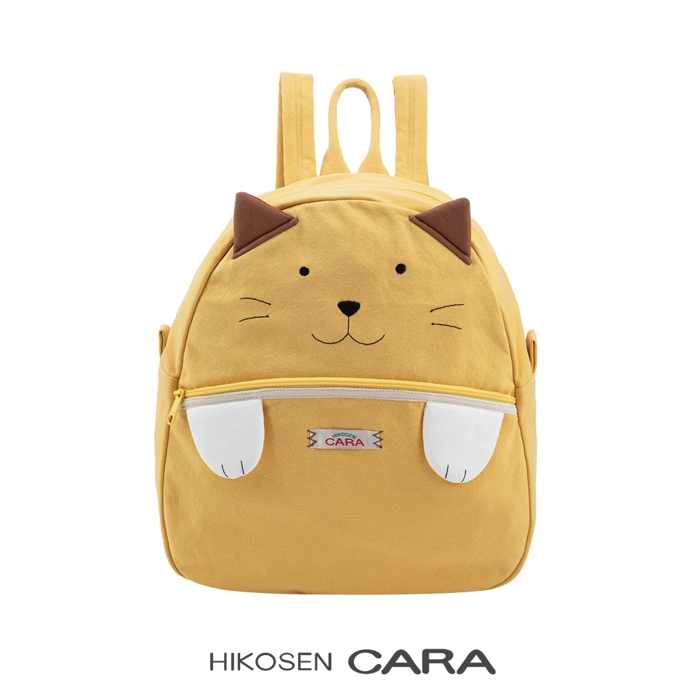 HIKOSEN CARA卡拉猫豆豆猫咪双肩包女可爱卡通大容量背包学生书包