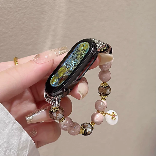 适用小米手环98pro腕带苹果s10表带新中式女新款手链iwatchs987