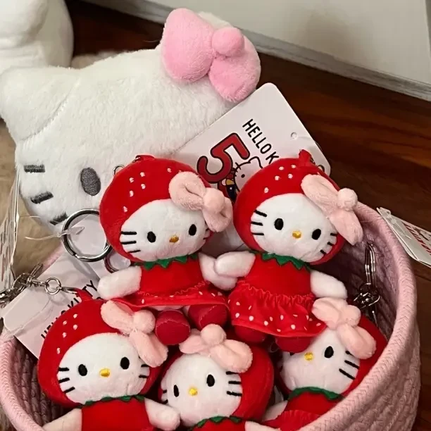 me草莓小鼻嘎Kitty挂饰钥匙扣