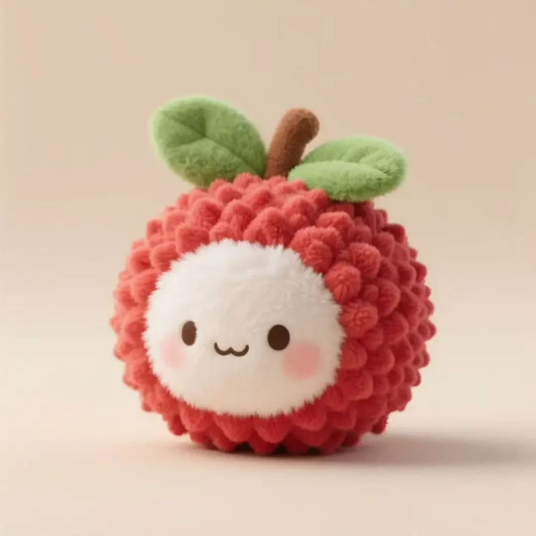 荔枝仿真妃子笑小荔枝挂件包挂毛绒玩偶情侣礼物旅行玩具送女朋友