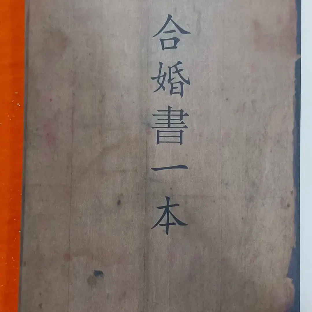 合婚书一本合婚书