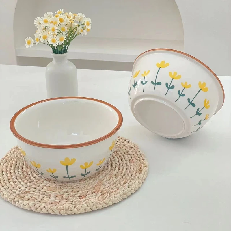 【玫瑰皇后】7.25英寸汤碗家用2023新款餐具高颜值复古典雅组合