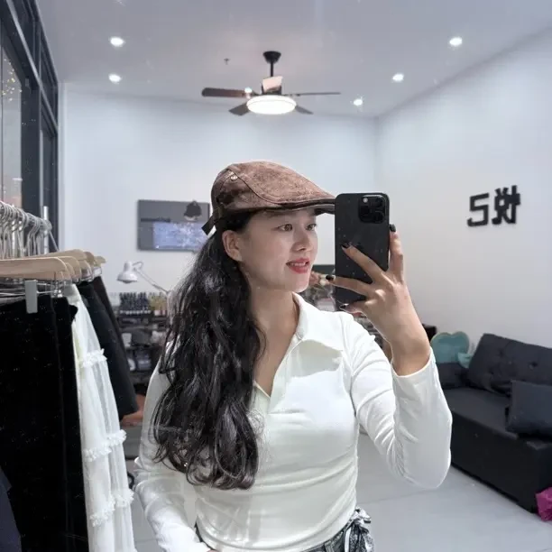 设计感Polo领长袖T恤女春秋修身内搭显瘦上衣