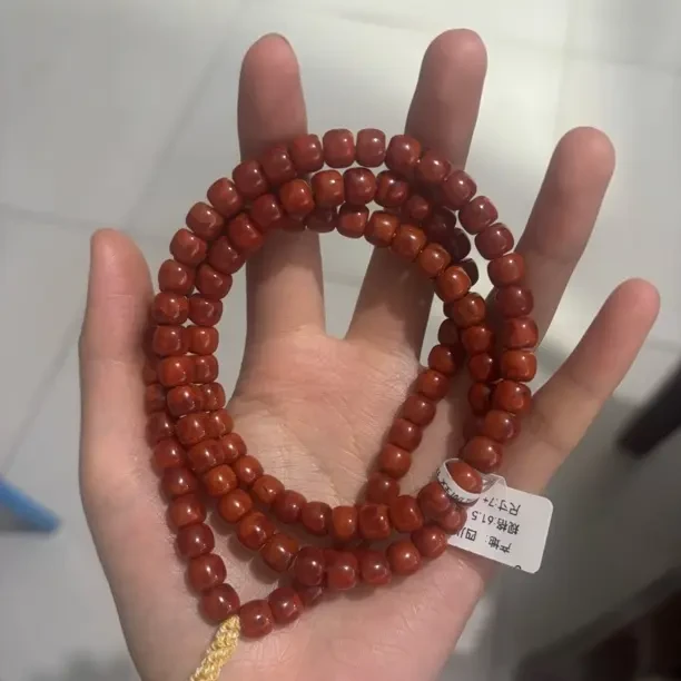 南红玛瑙7mm原矿多圈