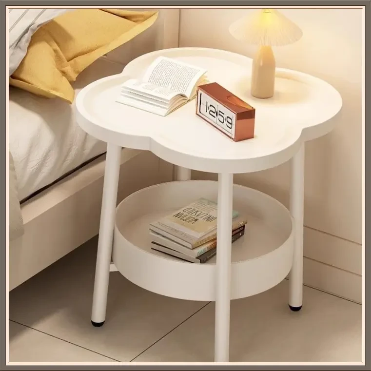 加厚四叶草边几卧室简约家用可移动小茶几厨房置物架多功能桌子xk