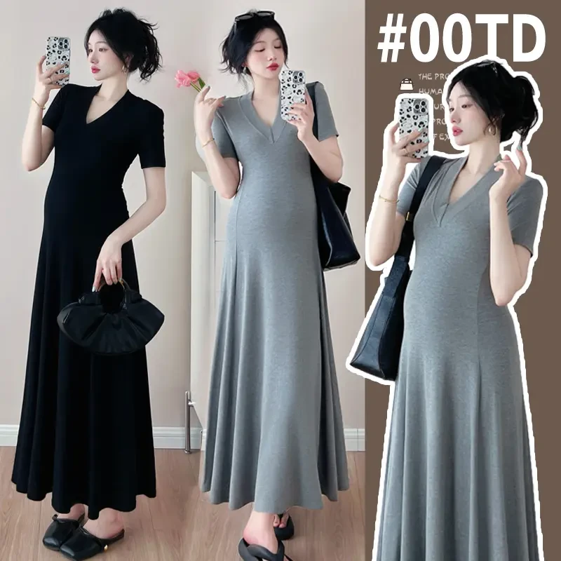 大码孕妇装女夏季新款爆款潮款修身显瘦高品质舒适网红孕妇连衣裙