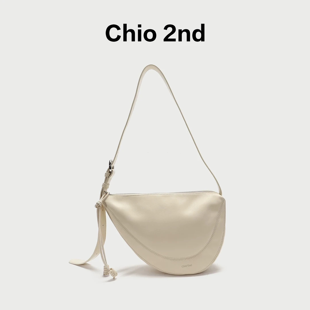 南风Chio2nd 牛角腋下包包女2024新款