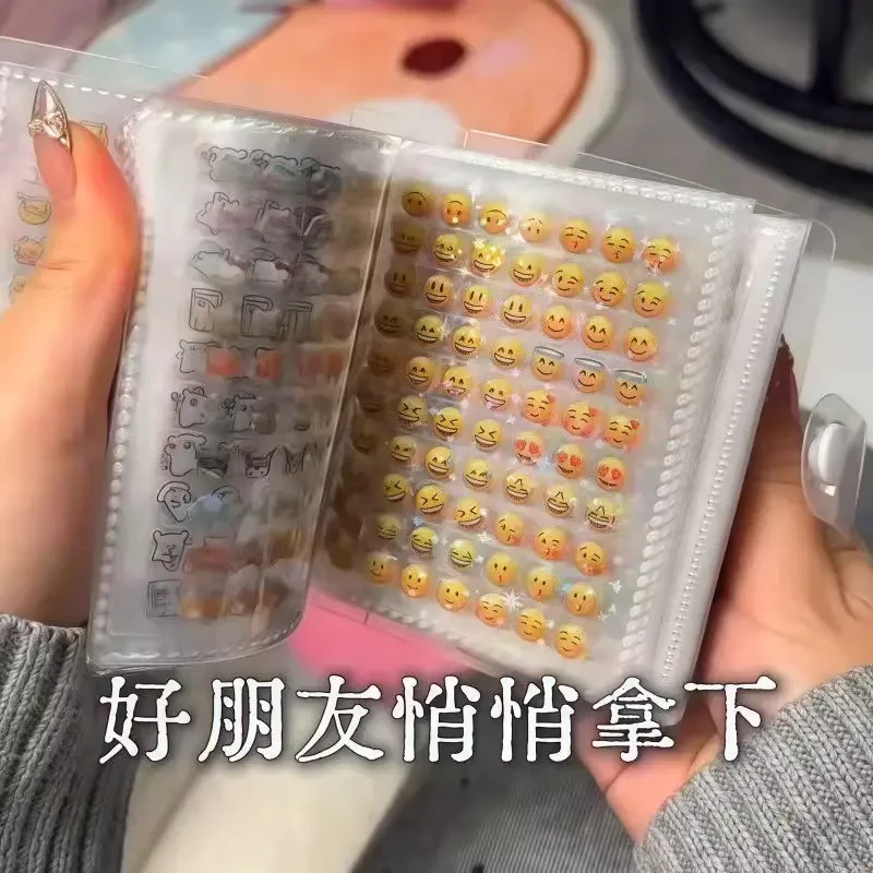 小鼻嘎迷你deco贴纸本4800枚可爱小鼻嘎镭射星星手帐素材装饰贴纸