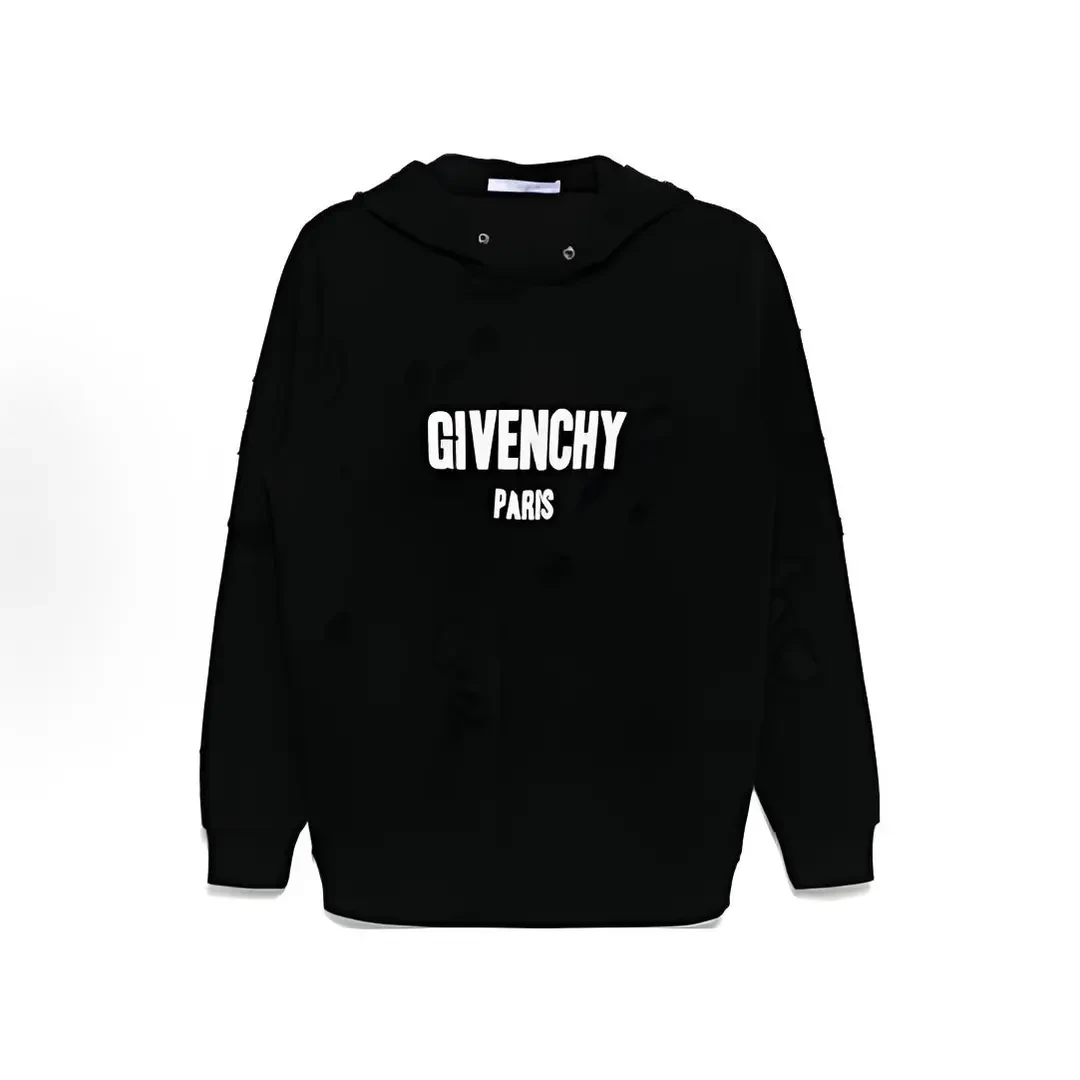 未使用 Givenchy/纪梵希 大破坏字母logo帽衫y