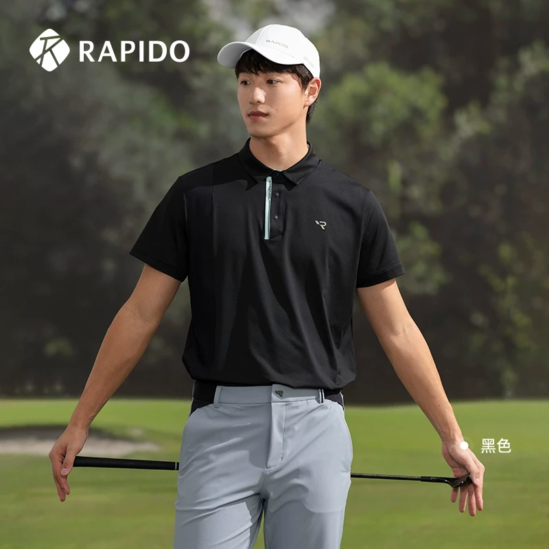 RAPIDO雳霹道年春夏男士高尔夫GOLF凉感Polo衫upf50+T恤CN4342Z31
