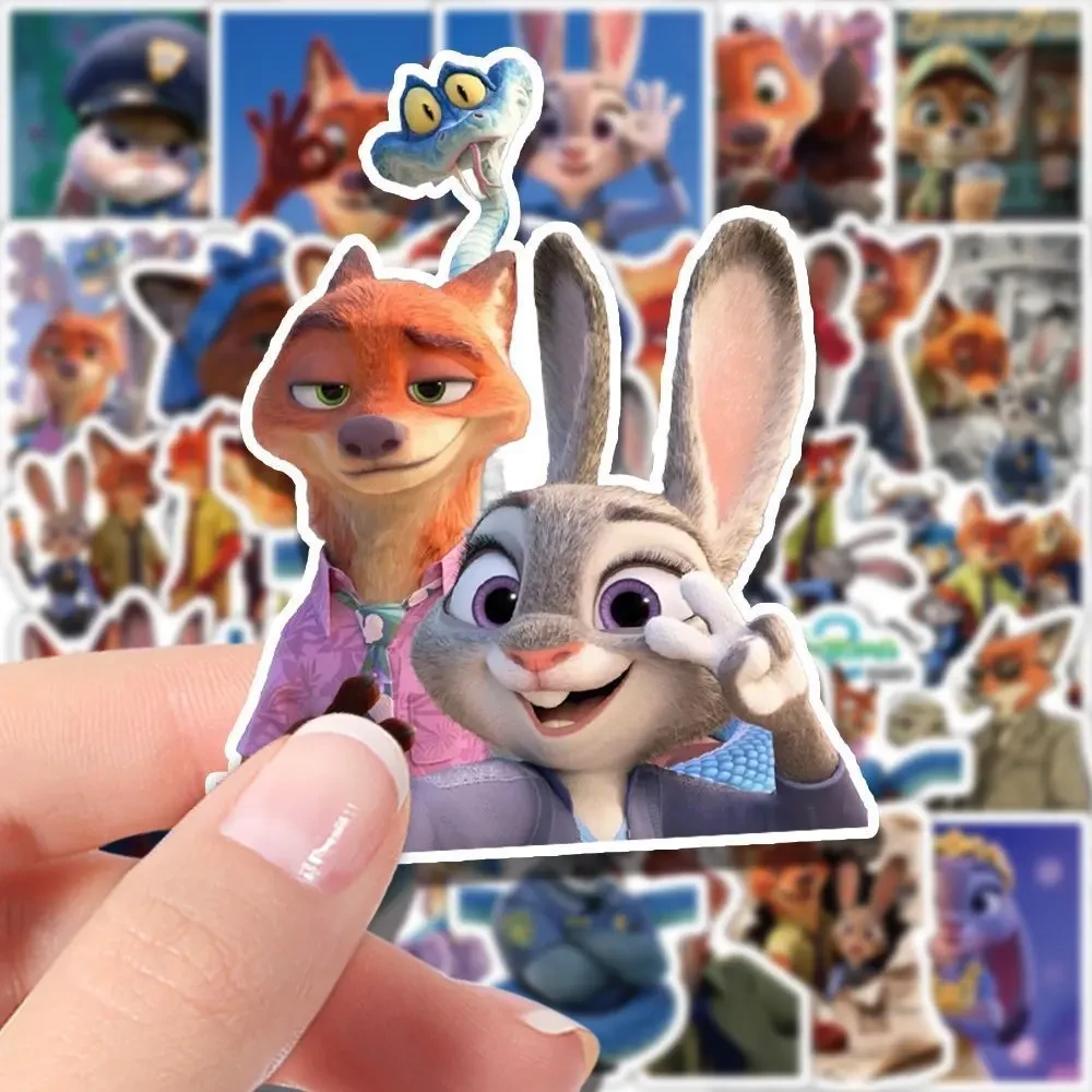 【疯狂动物城2贴纸】276张电影尼克狐尼克朱迪周边贴画手机壳装饰