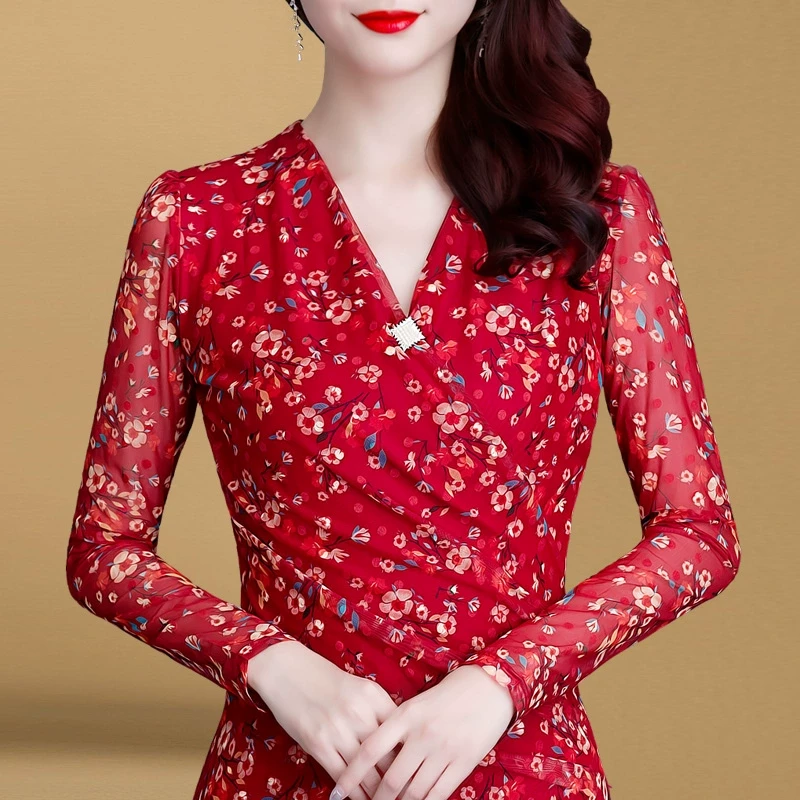 3098女装长袖打底衫修身