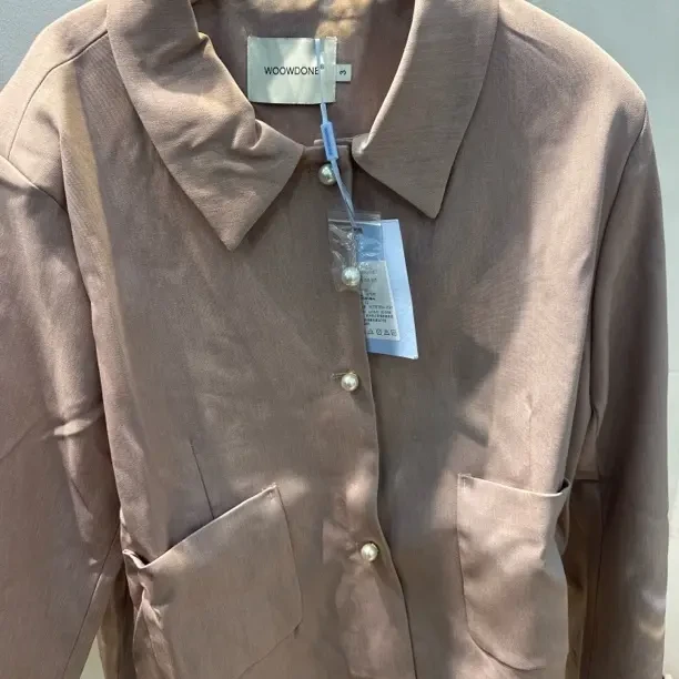 春季新款休闲翻领配口袋短款外套时尚百搭