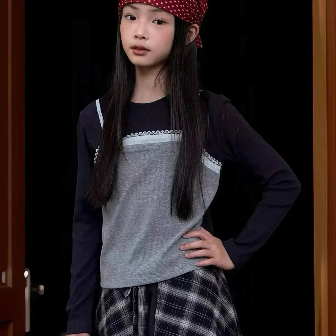 169-沫弛尔女大童2025秋季新品长袖T