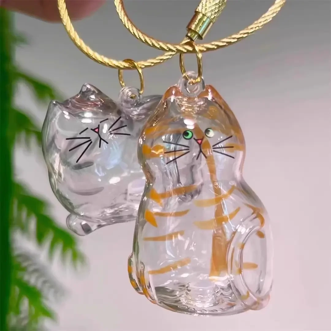 创意猫毛收纳盒吊饰胶囊扭蛋包钥匙扣挂件收藏扭蛋猫咪毛发存放