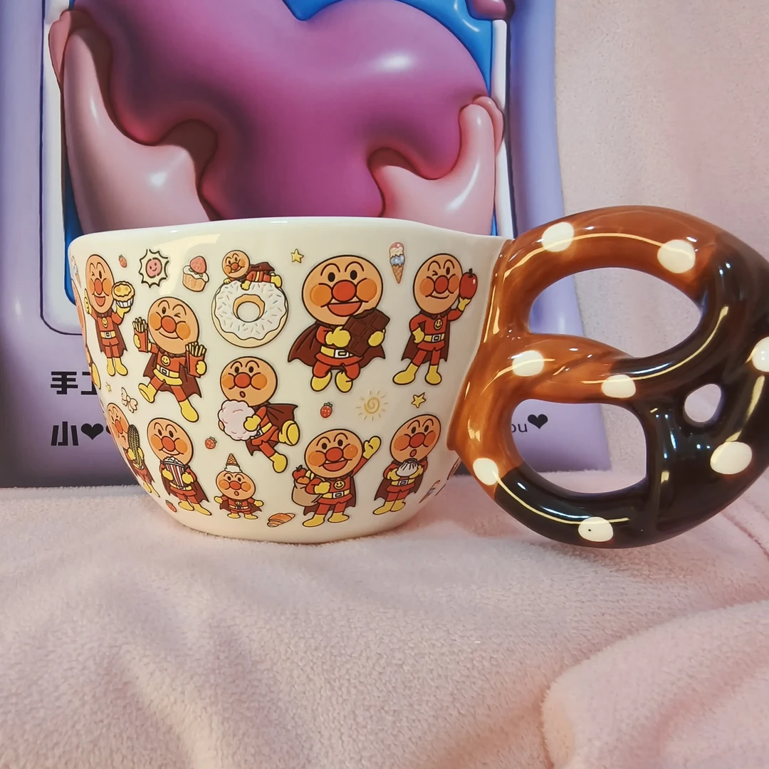 扭扭面包系列陶瓷马克杯水杯礼物超人马克杯(默认微瑕不退不换)