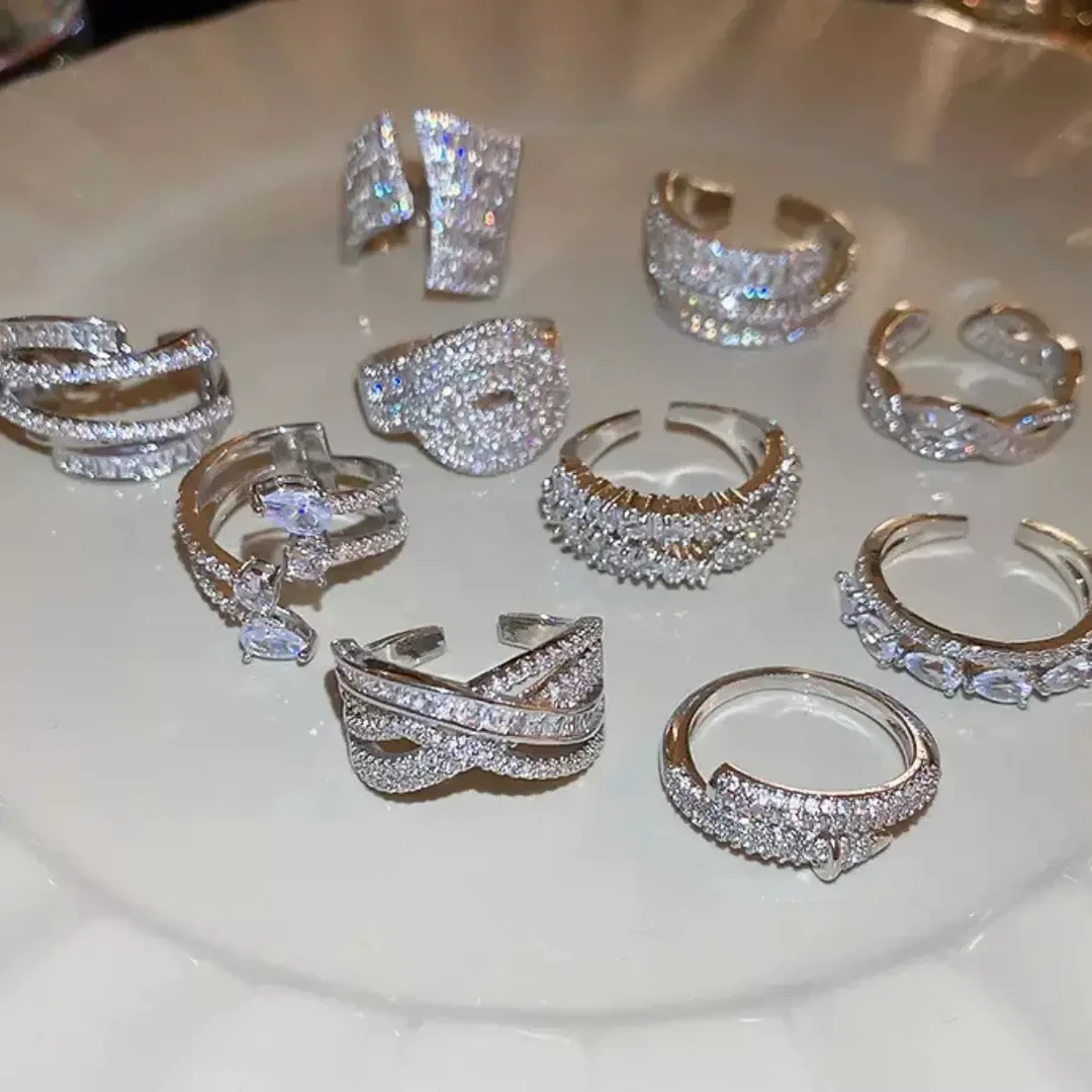 戒指 口小众创意百搭食指戒气质轻奢冷淡风手饰配饰