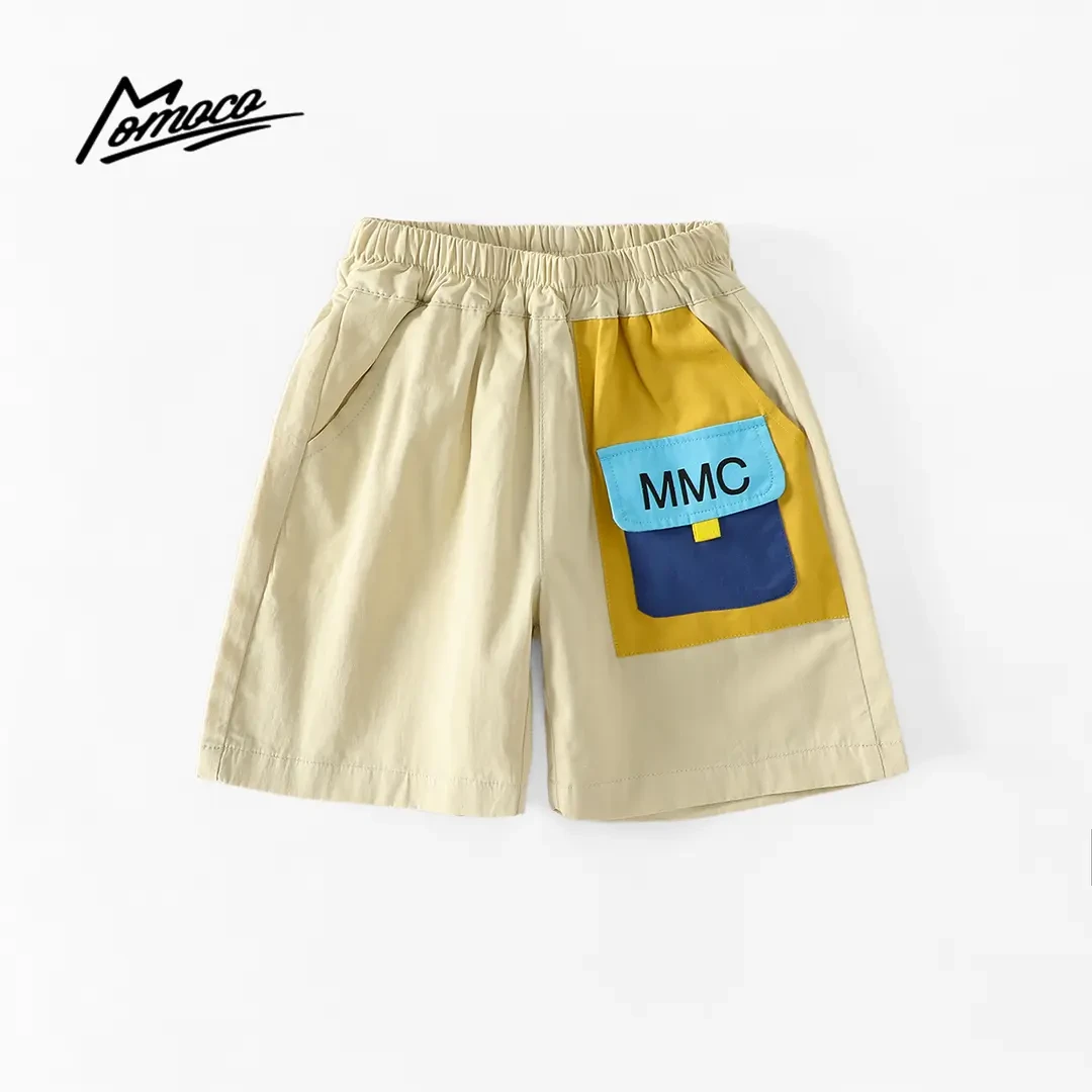 MOMOCO夏季男童简约中裤韩系休闲裤夏装77230356018