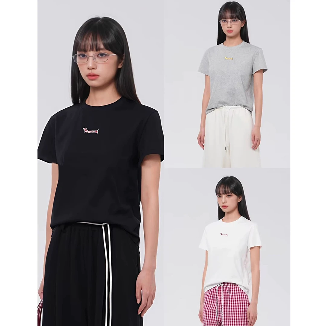 CAYLA设计师品牌早春腊肠小狗短袖T恤DSC买手店BY5C09002