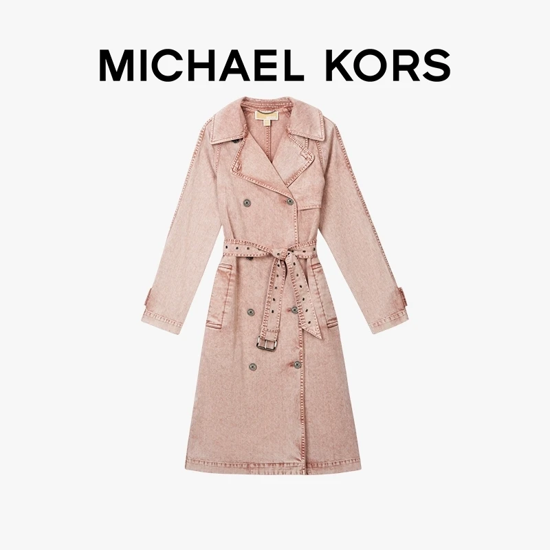 【杨紫同款】MICHAEL KORS MK 女士牛仔风衣 含腰带