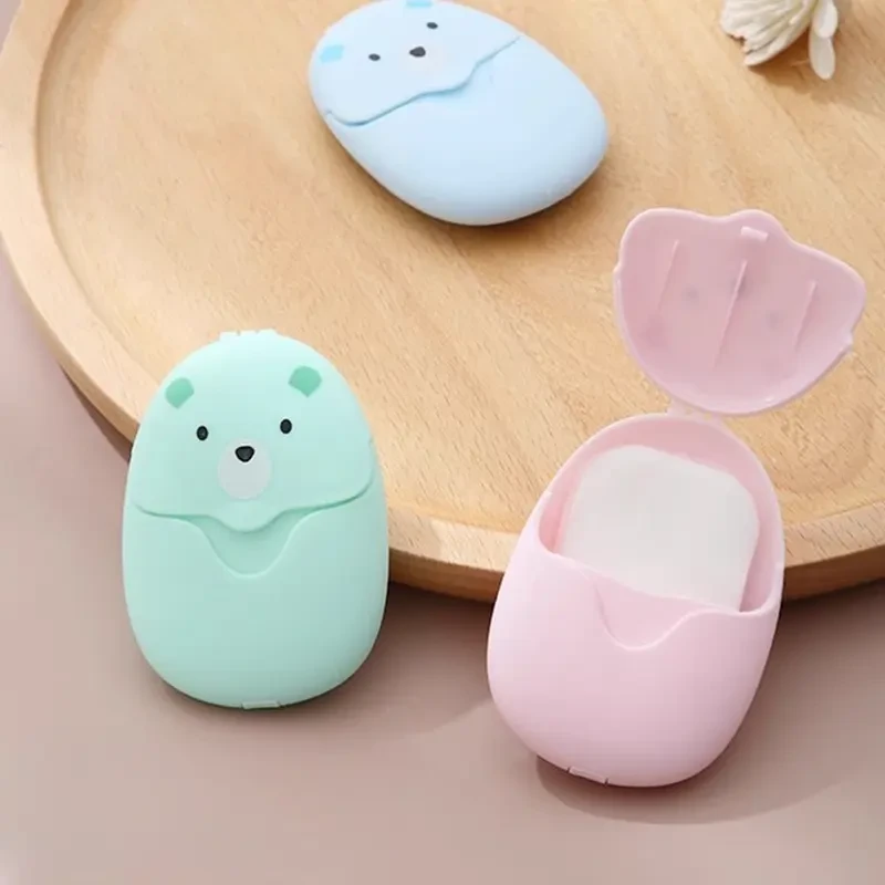 一次性香皂片旅行户外便携式肥皂纸学生儿童洗手片迷你随身香皂纸