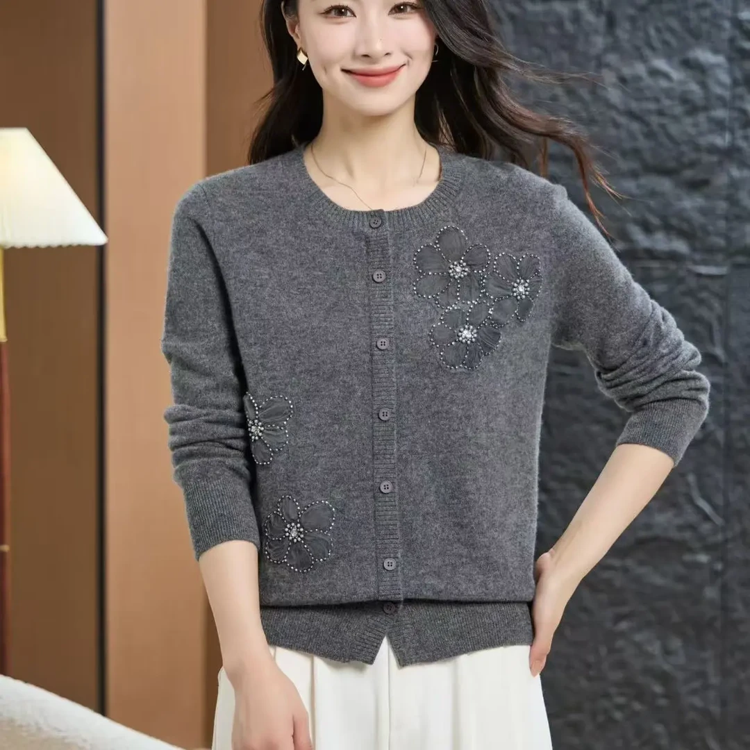 女士秋冬季休闲全羊毛针织衫断码毛衣孤品专拍代拍链接2