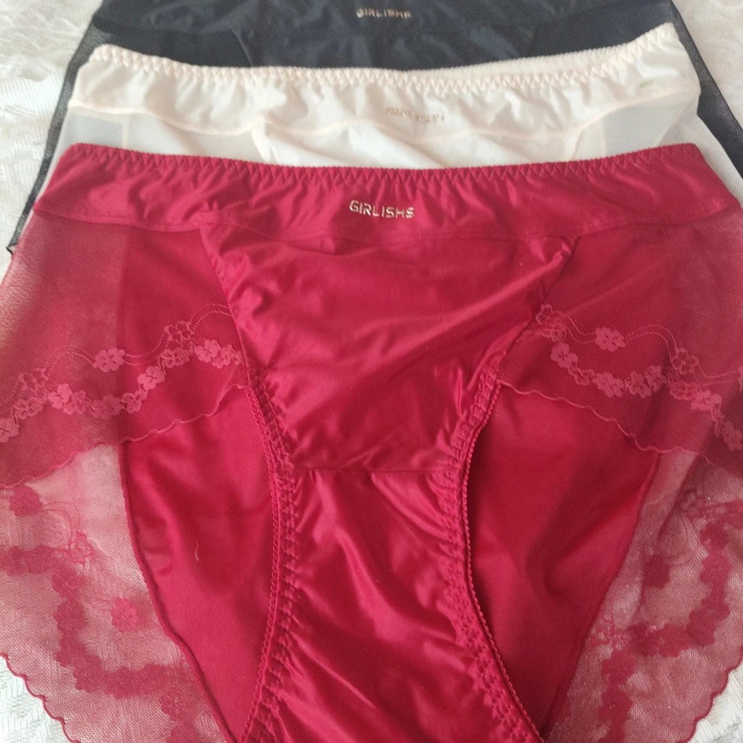大码女士内裤高腰蕾丝性感透气抑菌纯棉裆舒适无痕三角裤夏季新款