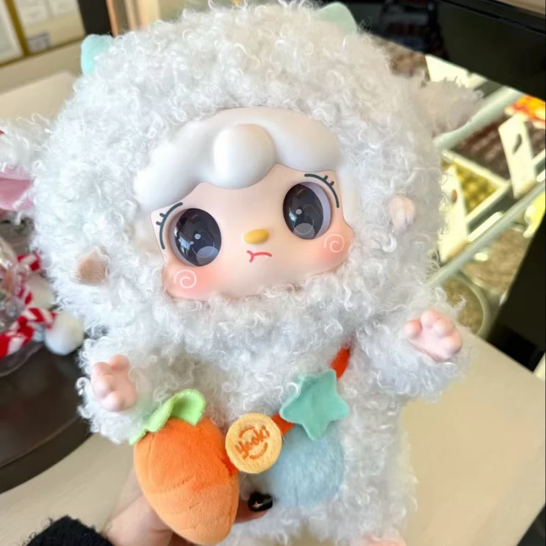 【拆盒】氧氧yooki400%羊咩咩限量单体毛绒玩具