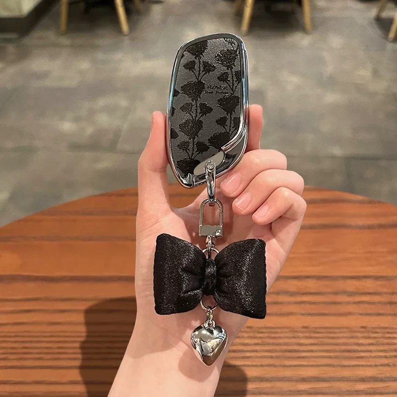 适用荣威rx5钥匙套黑玫瑰i5高级i6max全包男女rx3TPU保护壳包扣