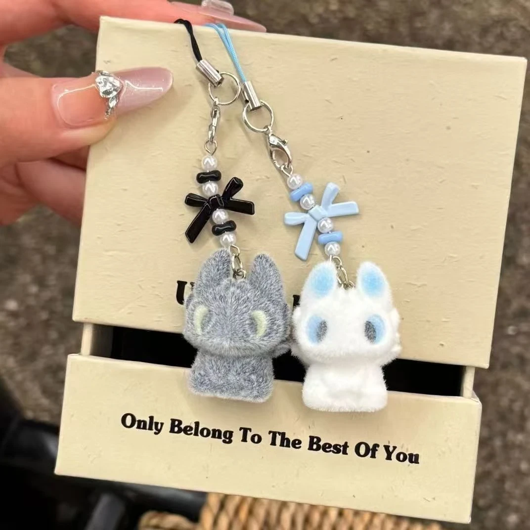 训龙高手钥匙扣可爱无牙仔和光煞情侣闺蜜钥匙链学生包包挂件礼物