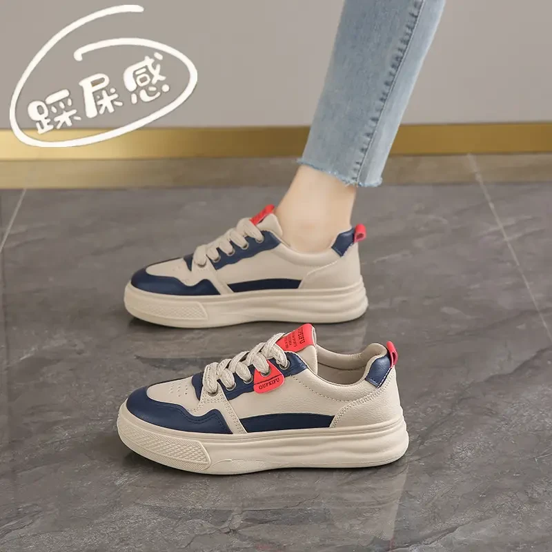 品牌断码踩屎感爆款运动鞋女款春秋2025新款孕妇平底轻便跑步板鞋