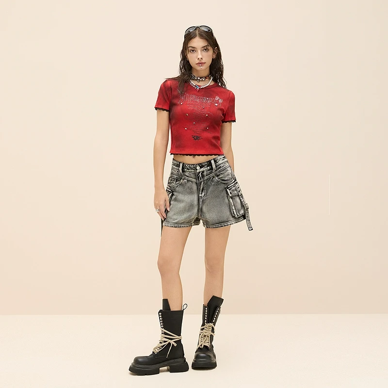 【商场同款】PHORM2025夏装新款牛仔裤N10253526