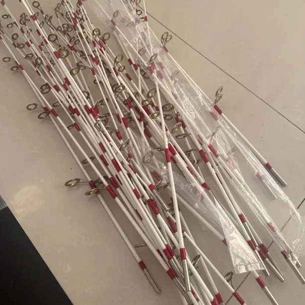 冰钓竿稍圆白稍微瑕处理