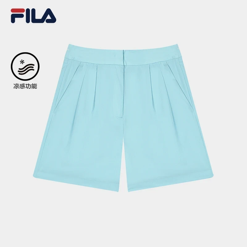 Fila/斐乐女子凉感短裤夏季新款时尚简约百搭休闲裤F11W424803F
