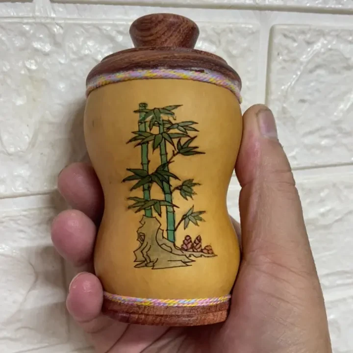 天然文玩雕刻葫芦可盘玩收藏还能来图加工精美佳品